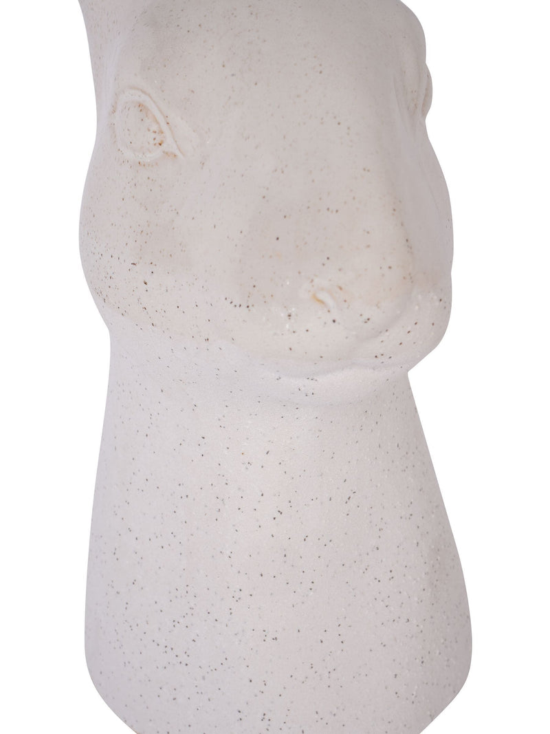 Laura Ashley white large hare head sculpture, UK version