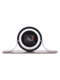 Laura Ashley Grey Belvedere Mantel Clock 15x32x5cm, UK version