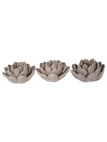 Laura Ashley Lotus Tea Light Holder Set of 3, imported from the UK