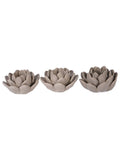 Laura Ashley Lotus Tea Light Holder Set of 3, imported from the UK