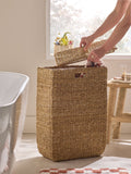 Seagrass laundry basket slimline dark wash - British product