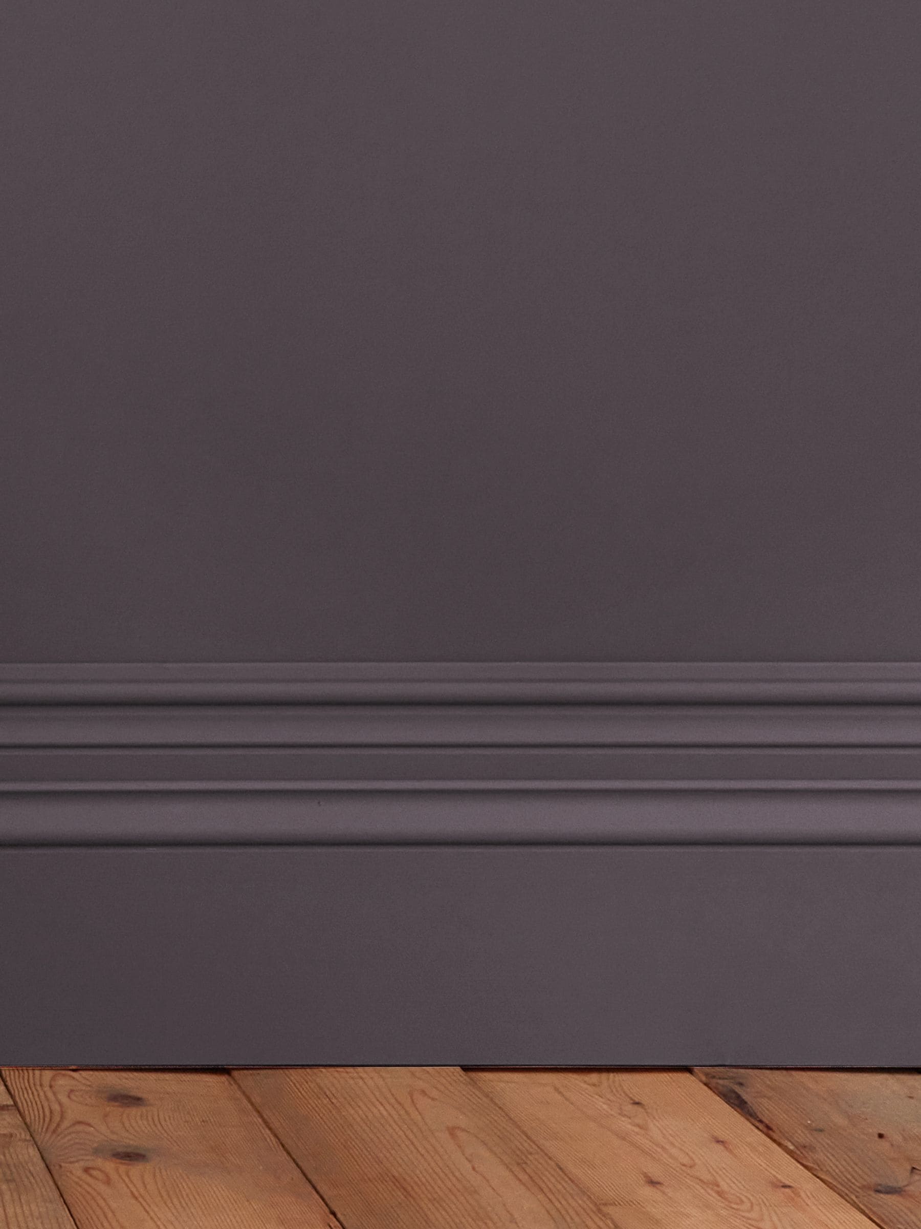 William Morris paint sample Winter Purple A5, imported from the UK