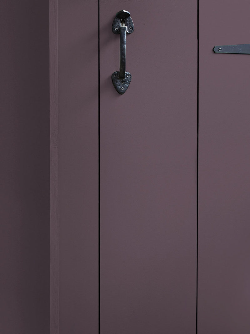 William Morris paint sample Winter Purple A5, imported from the UK