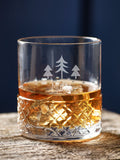 Personalised Christmas Themed Crystal Cut Glass by Loveabode