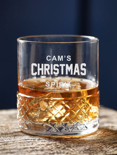 Next Personalised Christmas Crystal Cut Glass by Loveabode- Buy online at McGrocer