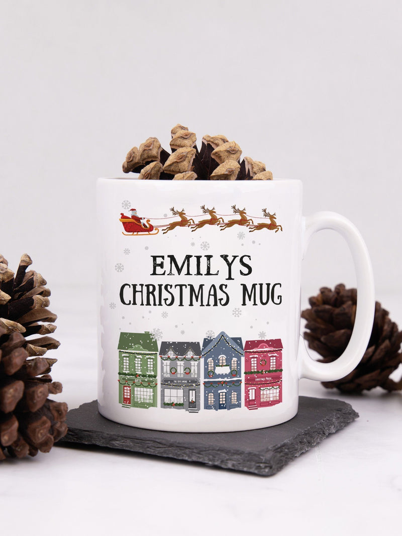 Personalised Traditional Christmas Mug by Loveabode