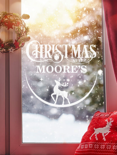 Next Personalised Christmas Family Window Sticker by Loveabode- Buy online at McGrocer