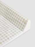 JoJo Maman Bébé green gingham changing mat, imported from the UK