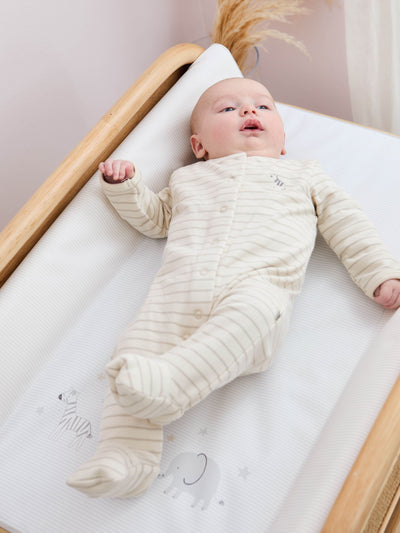 Next JoJo Maman Bébé Grey Welcome Little One Side Support Changing Mat 70 x 50cm- Buy online at McGrocer