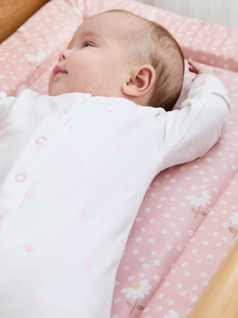 JoJo Maman Bébé pink floral changing mat 70x50cm (British brand)