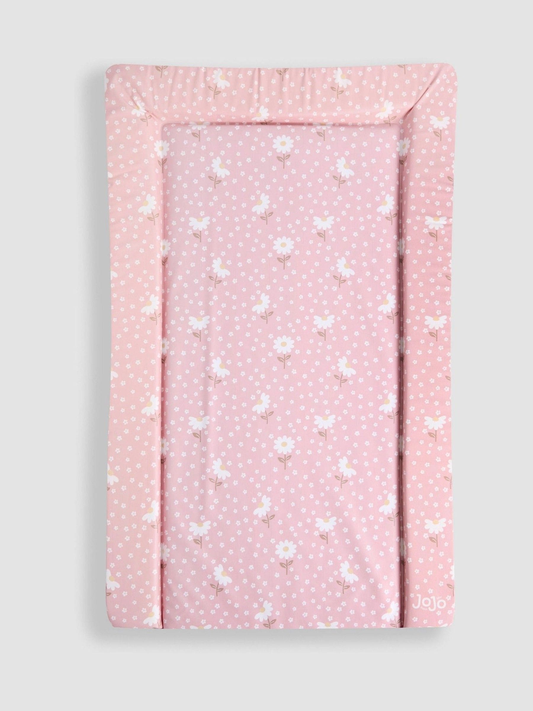 JoJo Maman Bébé pink floral changing mat 70x50cm (British brand)