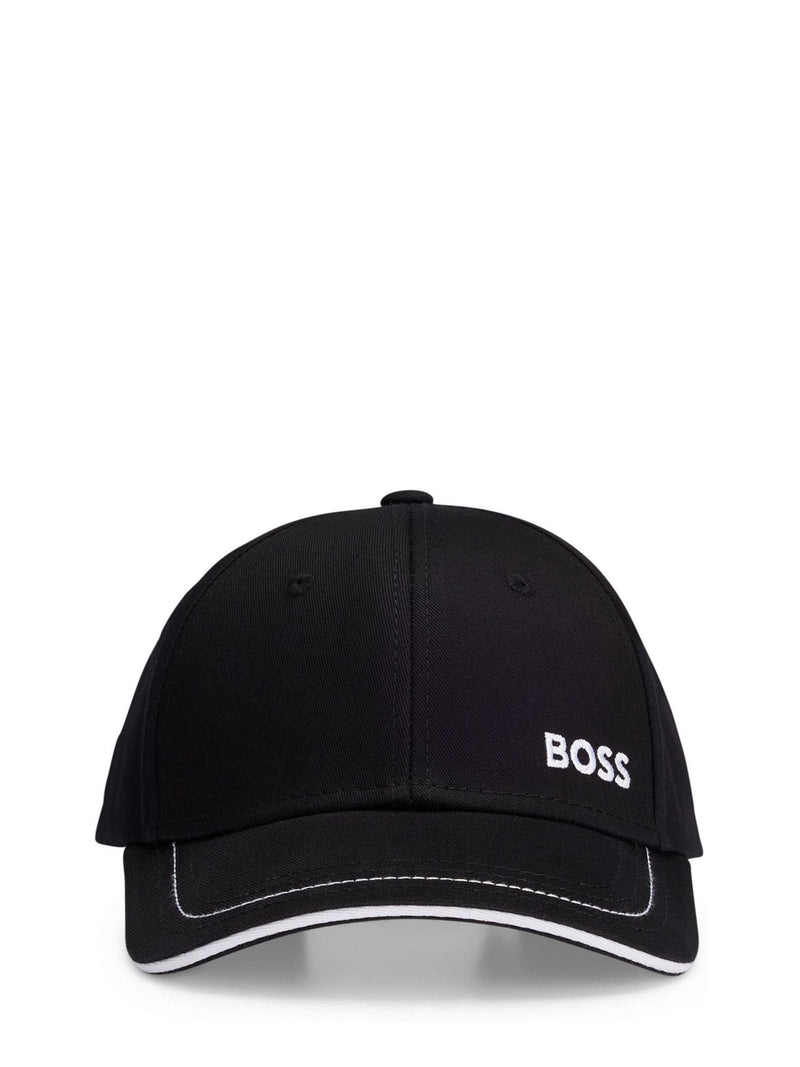 BOSS black cotton-twill cap (British brand)