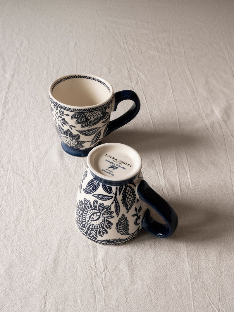 Laura Ashley Green Hedingham small mugs 21cl set of 2, UK version