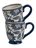 Laura Ashley Green Hedingham small mugs 21cl set of 2, UK version