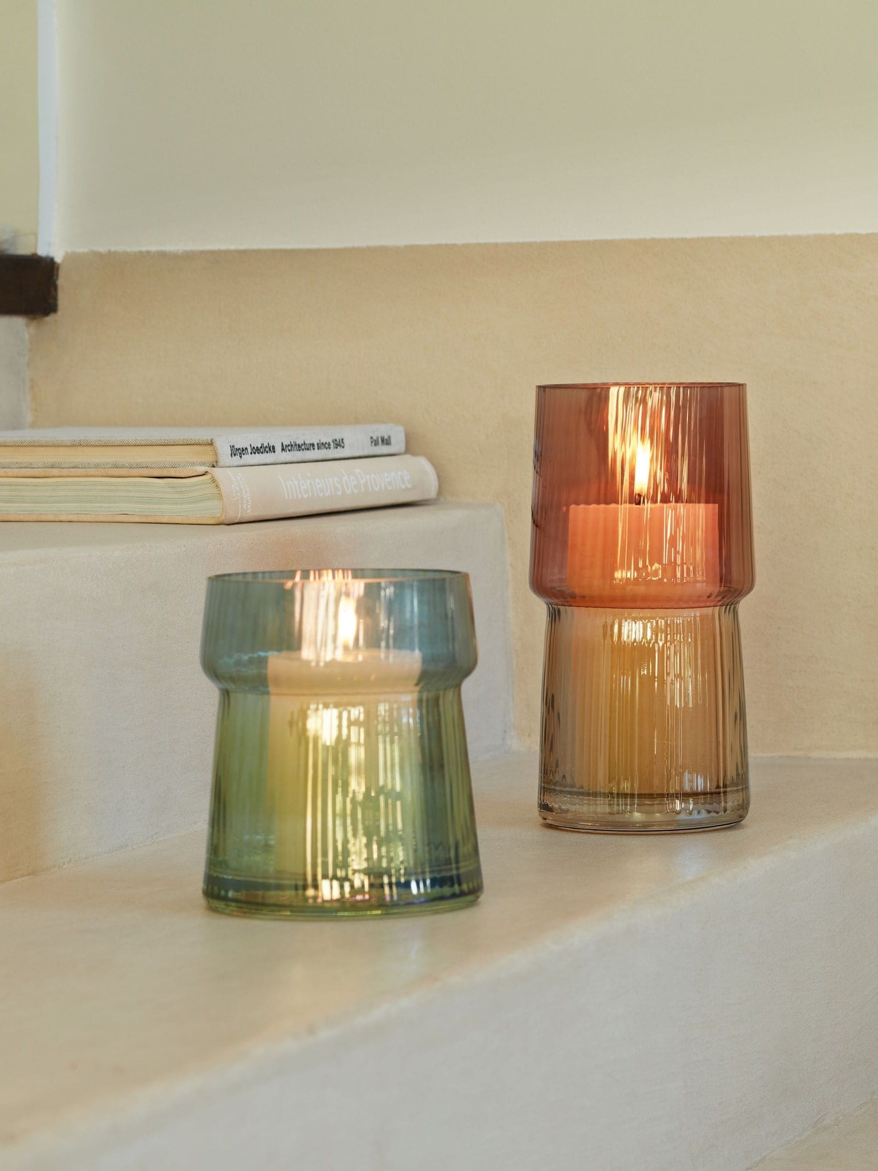 LSA International Amber Gems Vase Lantern