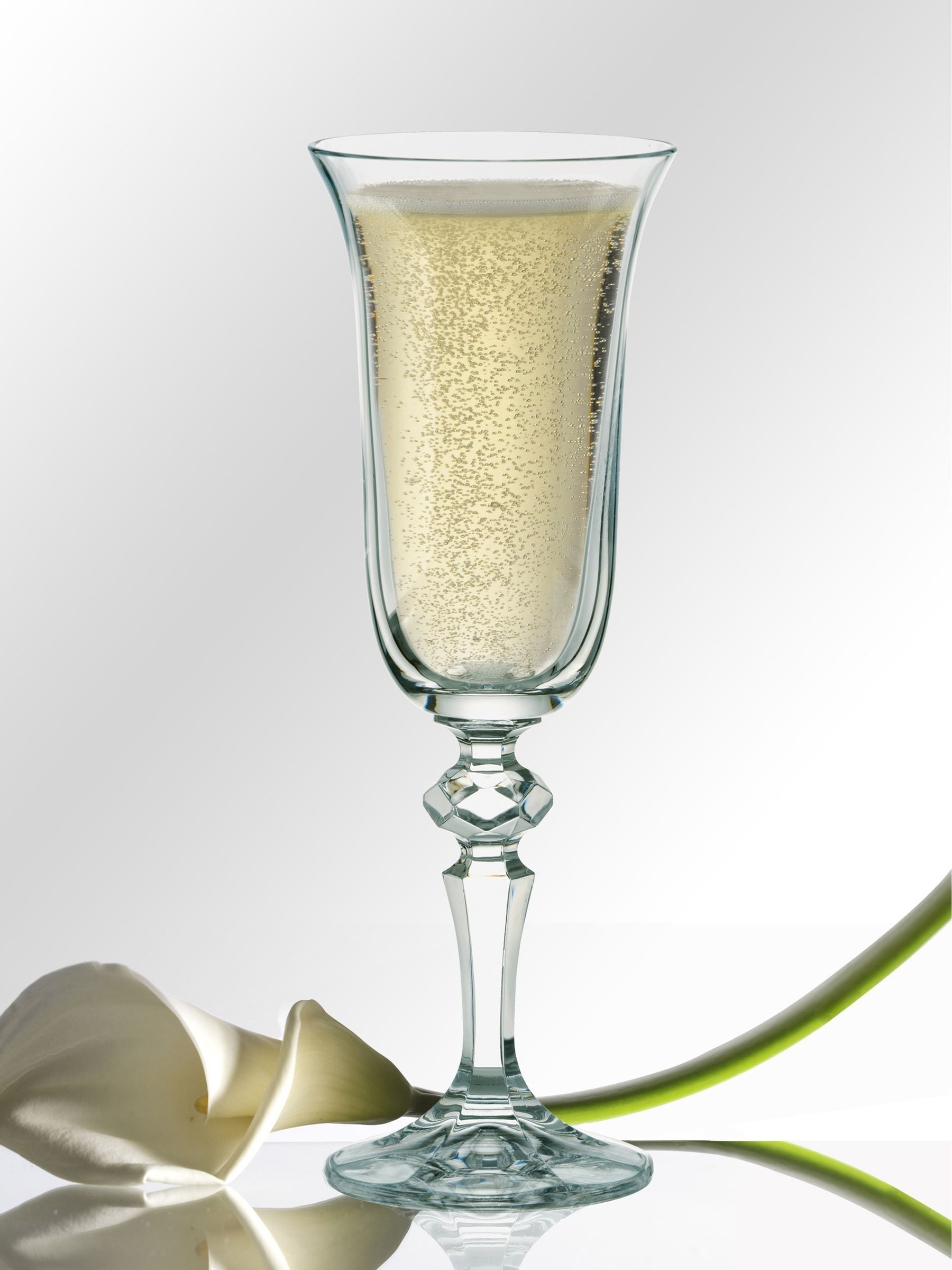 DRH Collection Clear Laura champagne flute 7cm - British product