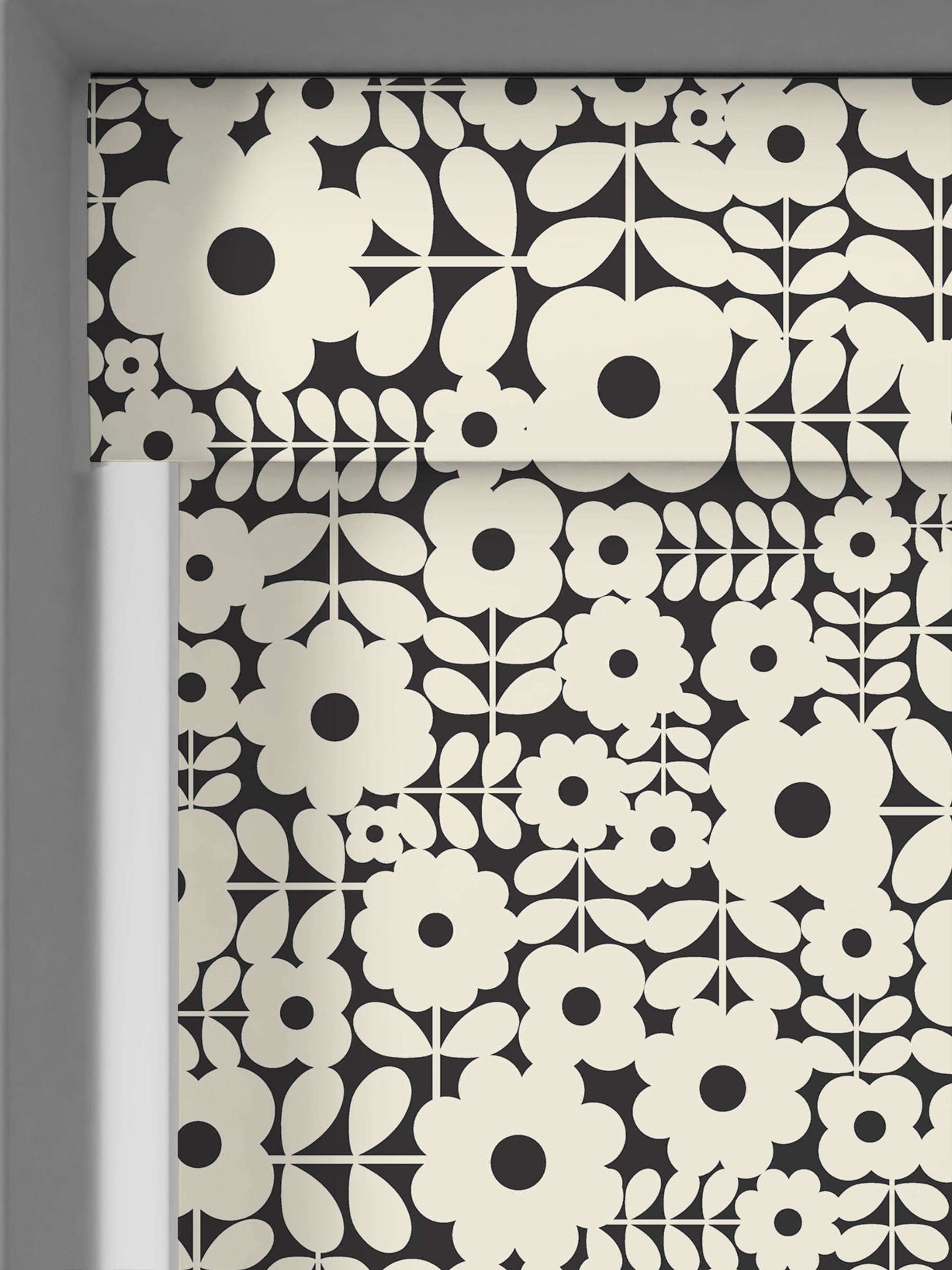 Orla Kiely roller blind Vintage Lace Criss-Cross, UK version