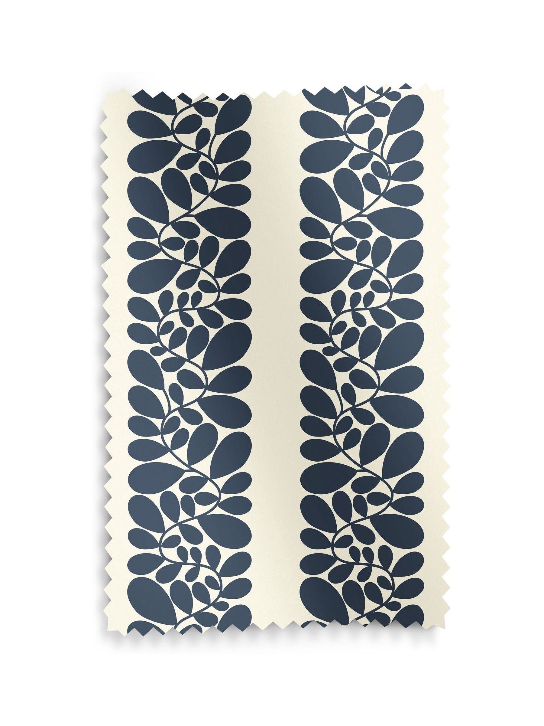 Orla Kiely navy stripe cotton roman blind - British product