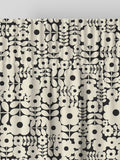 Orla Kiely criss-cross stem curtain in natural vintage lace, UK version