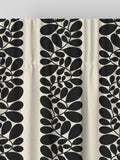 Orla Kiely Black Sycamore Stripe made to measure curtains (British brand)