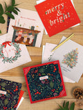 Hallmark White 30 Pack Christmas Cards in 5 Festive Designs