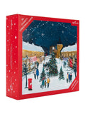 30-Pack Illustrated Christmas Cards, 5 Designs, 16cm Square with Envelopes