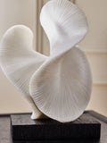 Sosandar White Ornament coral-textured decorative sculpture 29cm height (British brand)
