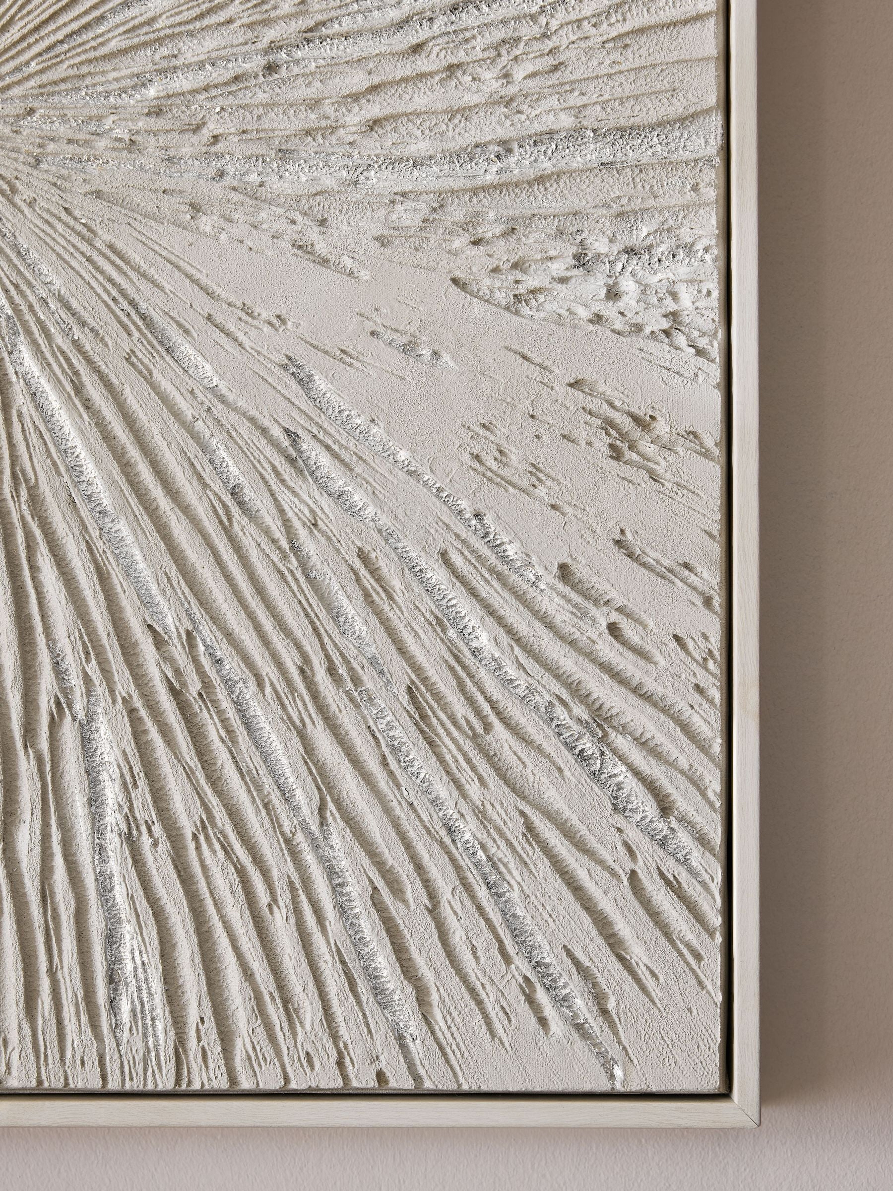 Sosandar Natural Textured Abstract Wall Art