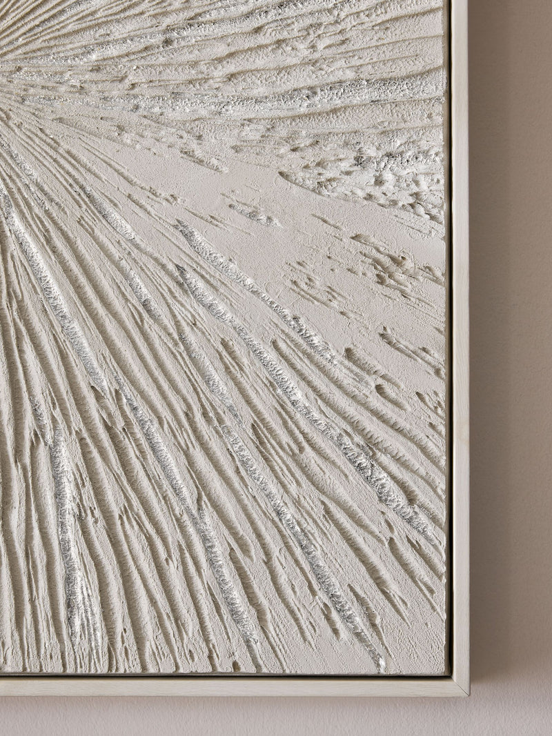Sosandar Natural Textured Abstract Wall Art