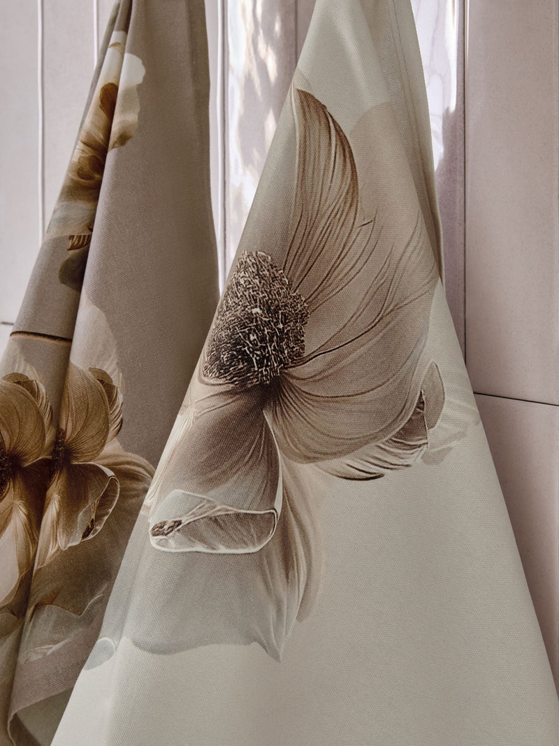 Lipsy cream mauve tea towels set of three, UK version