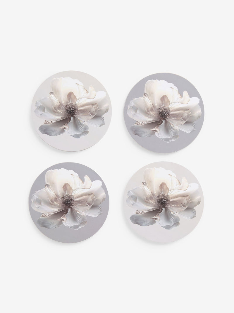 Lipsy purple and cream floral design placemats set of 4, UK version
