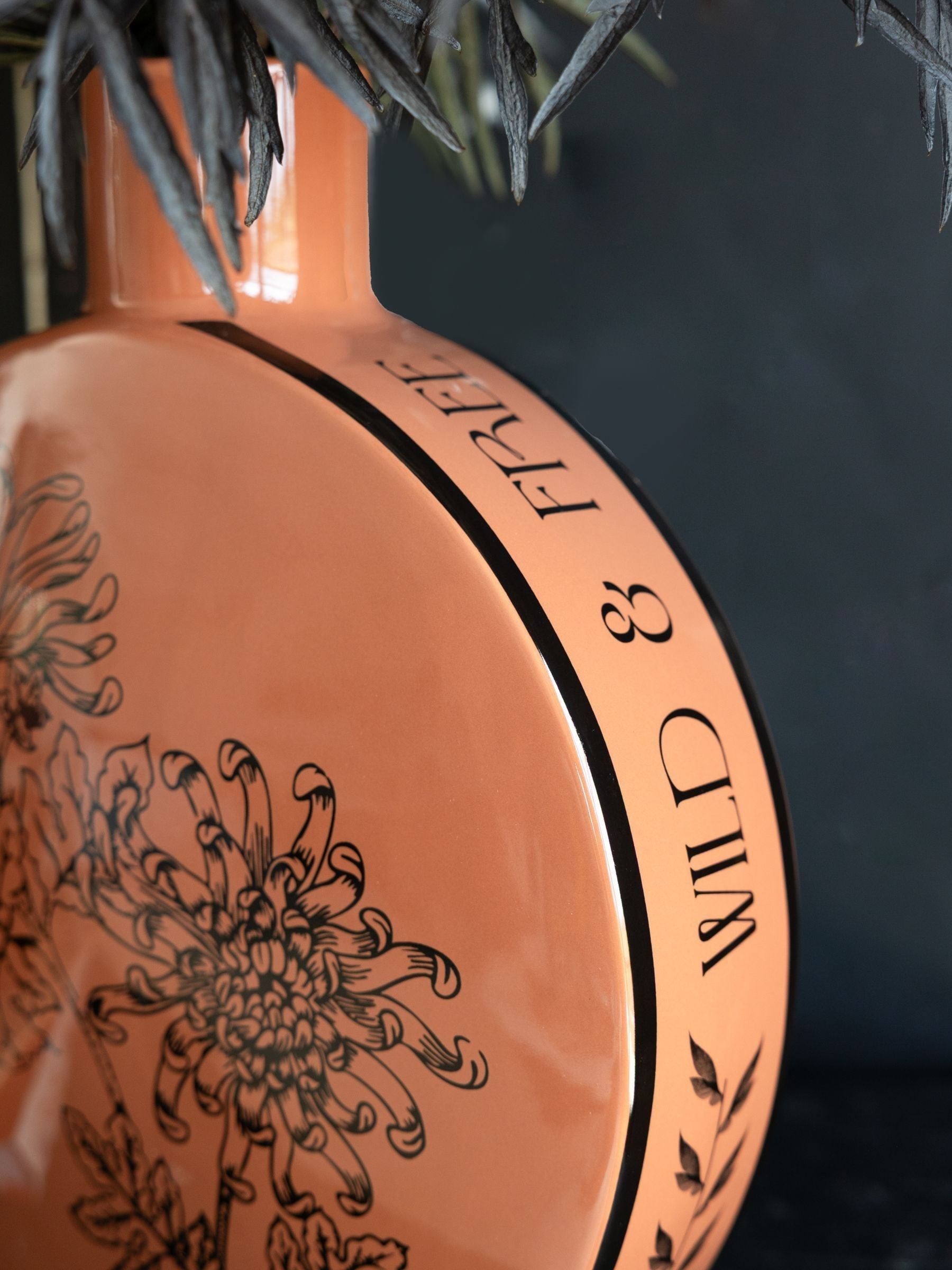 Rockett St George large floral print vase, imported from the UK