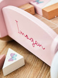 My 1st Years pink activity walker with blocks - British product