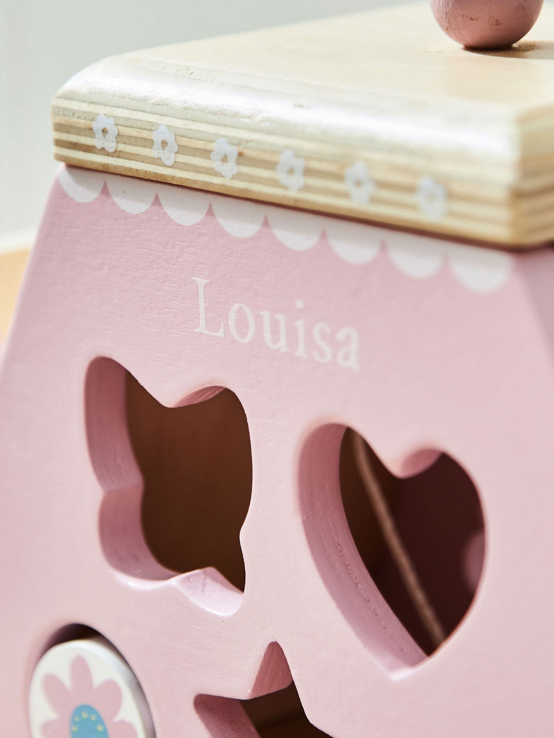 My 1st Years personalised teapot wooden shape sorter (British brand)