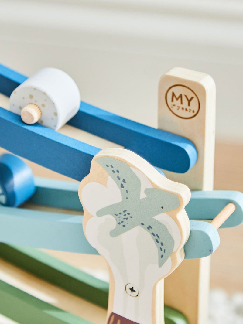 My 1st Years personalised dinosaur wooden ramp toy - British product