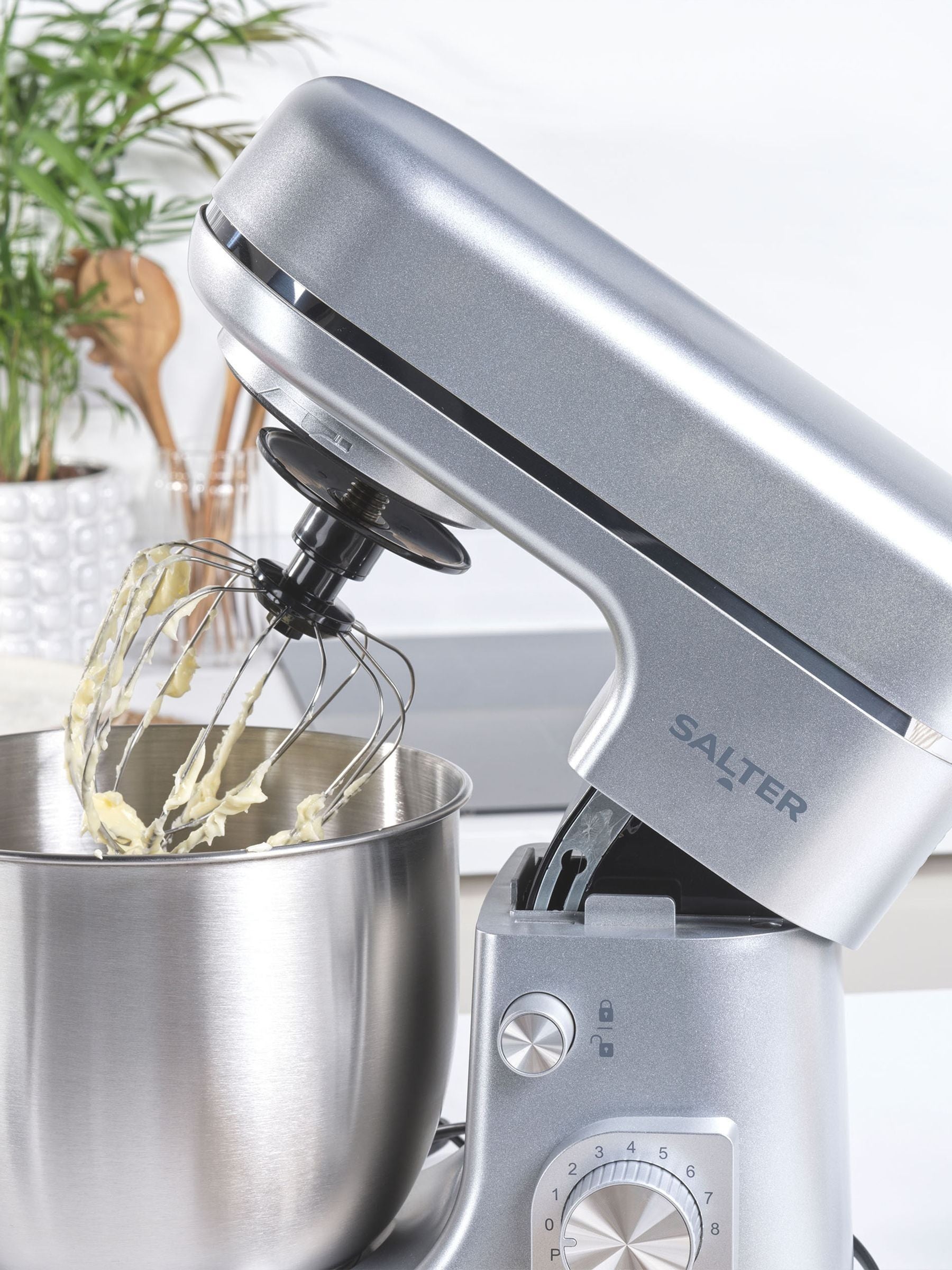 Salter Silver Aspen stand mixer 5-litre (British brand)