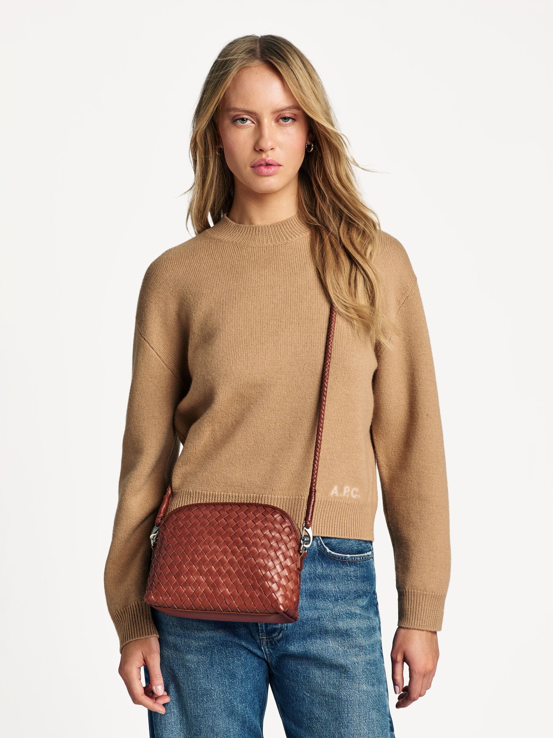 Dragon Diffusion Brown Chunky Fellini Pochette Bag