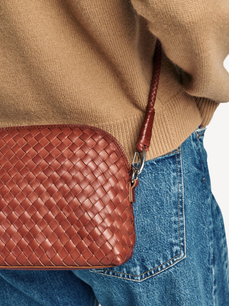 Dragon Diffusion Brown Chunky Fellini Pochette Bag