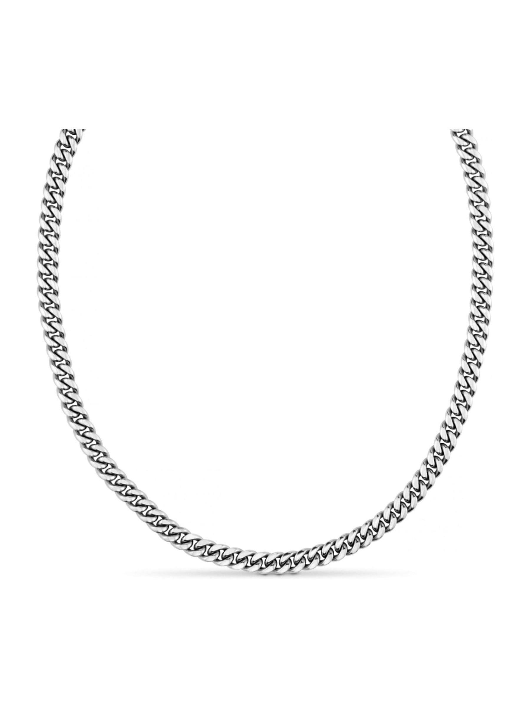 Orelia silver chunky curb chain necklace, imported from the UK