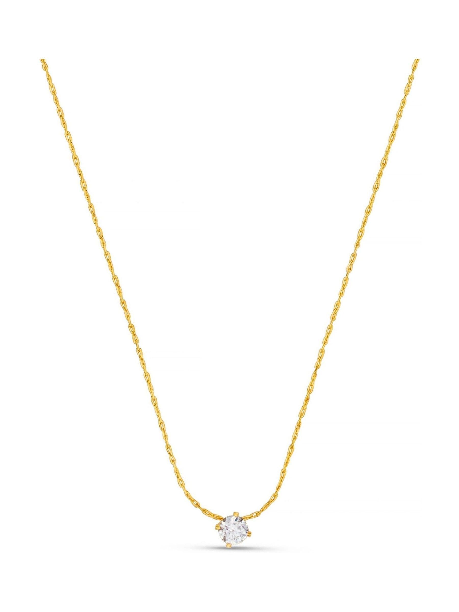 Orelia London gold tone fine stationed crystal collar necklace, imported from the UK