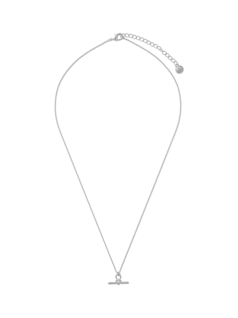 Orelia Gold Tone T-Bar Knot Necklace Fashion Jewellery