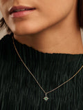Orelia London gold tone emerald star charm necklace, imported from the UK