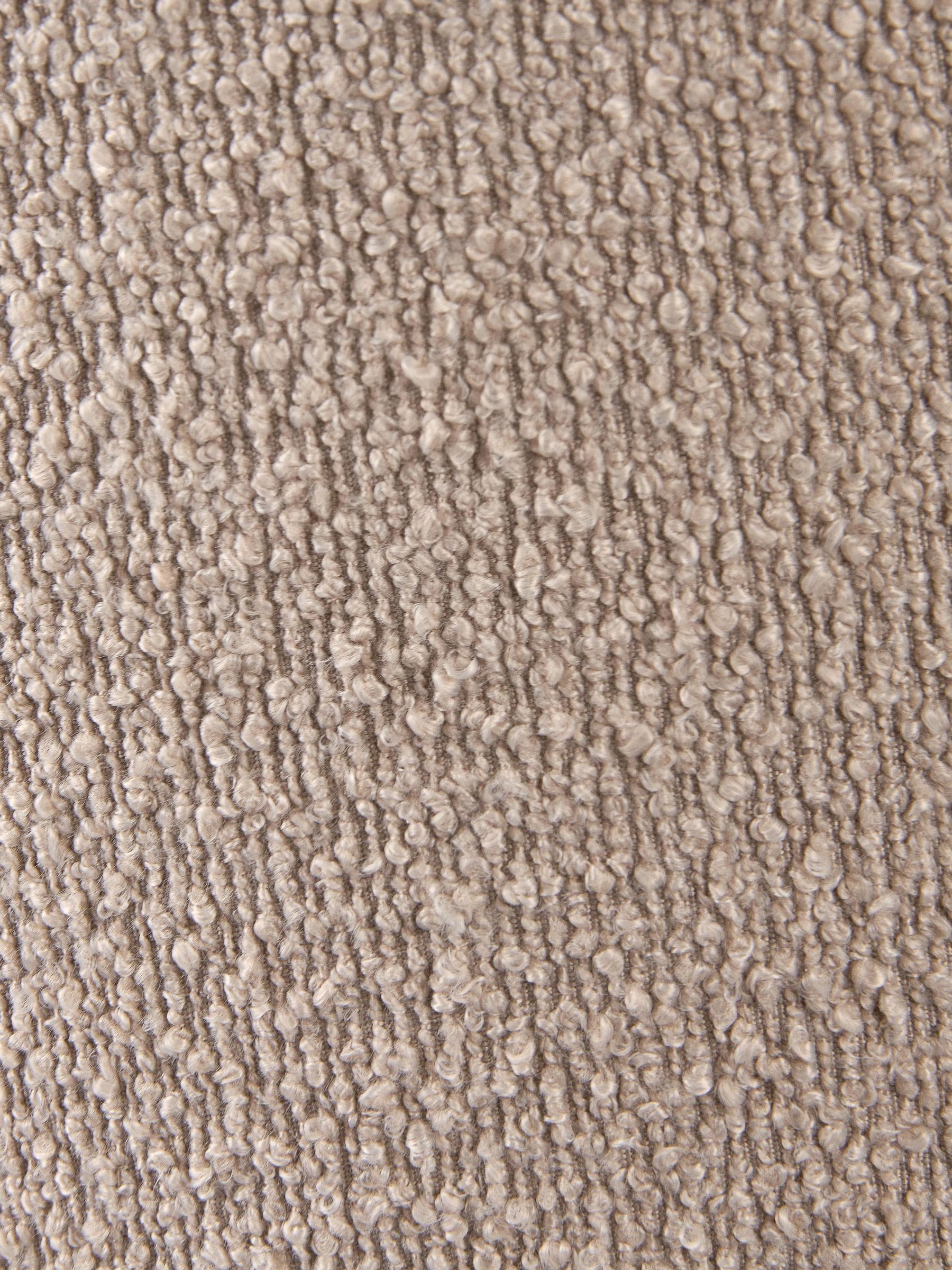 Pacific Lifestyle taupe boucle tapered cylinder shade, imported from the UK