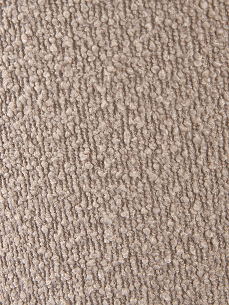 Pacific Lifestyle taupe boucle tapered cylinder shade, imported from the UK