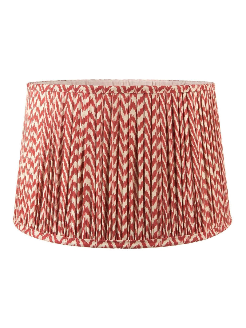 Pacific Lifestyle red Vienna chevron lamp shade, imported from the UK
