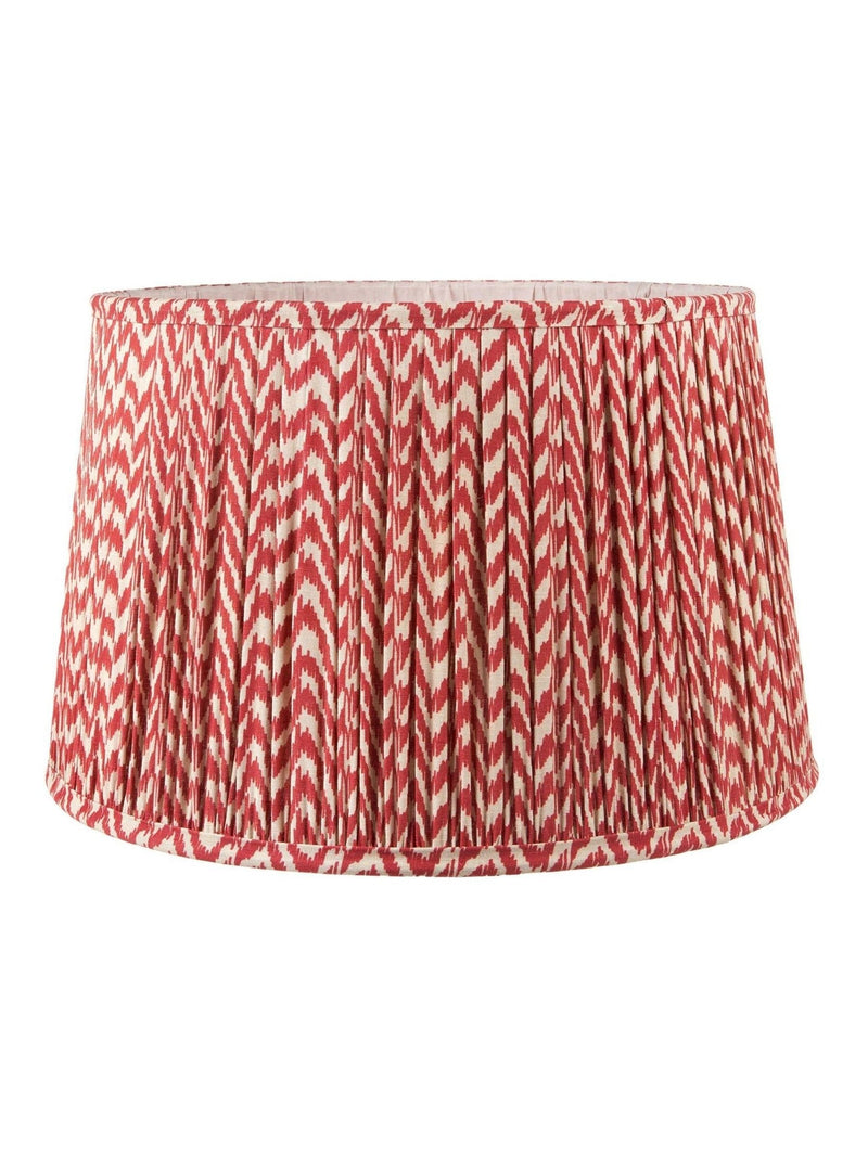 Pacific Lifestyle red Vienna chevron lamp shade, imported from the UK
