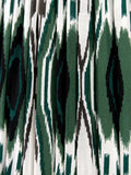 Pacific Lifestyle Izara Ikat lampshade in racing green - British product