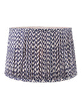 Pacific Lifestyle navy blue chevron mushroom pleat shade - British product
