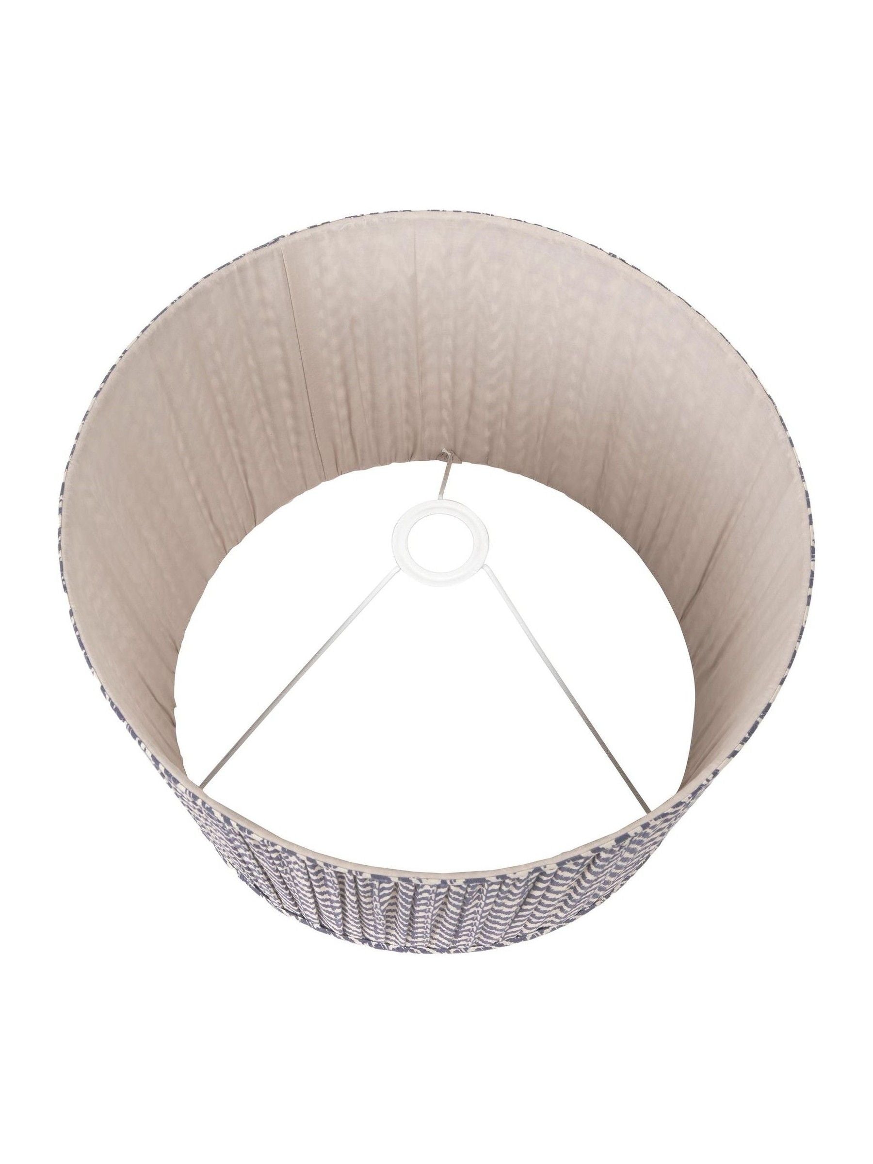 Pacific Lifestyle navy blue chevron mushroom pleat shade - British product