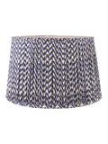 Pacific Lifestyle navy blue chevron mushroom pleat shade - British product